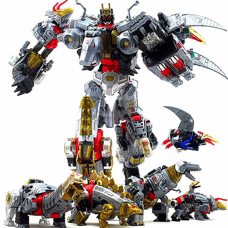 19" Inch Deformation DELUXE BMB Volcanicus Combiner 6-Pack "Dinosaurs" ALLOY LE Oversized Dinobot G1