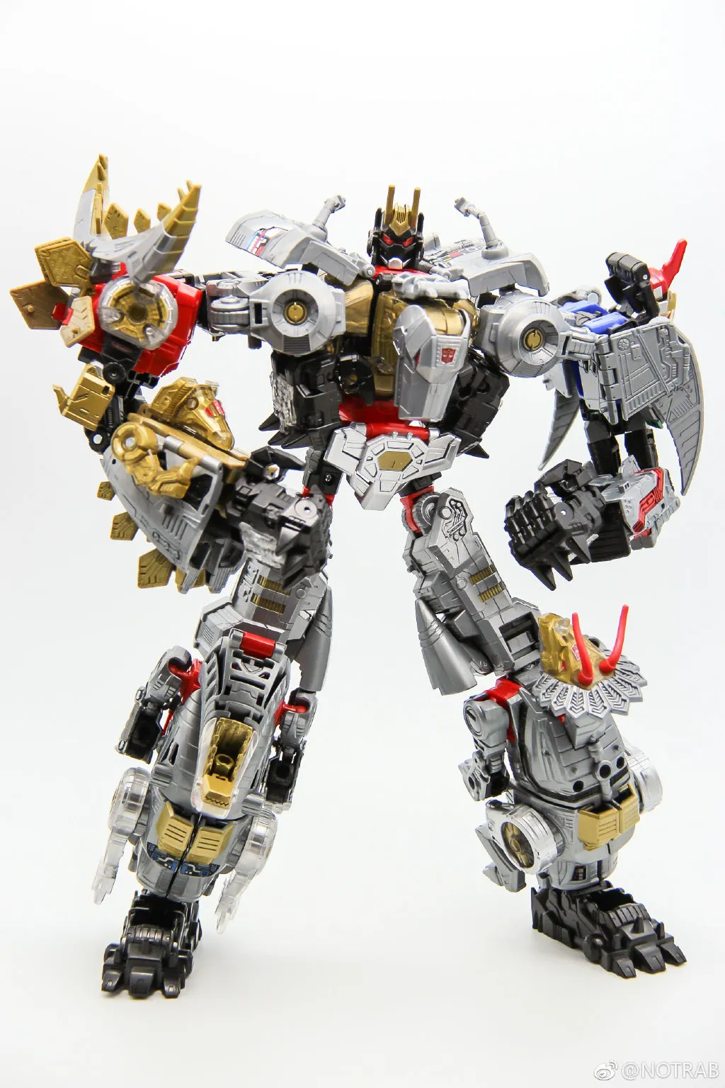 19" Inch Deformation DELUXE BMB Volcanicus Combiner 6-Pack "Dinosaurs" ALLOY LE Oversized Dinobot G1