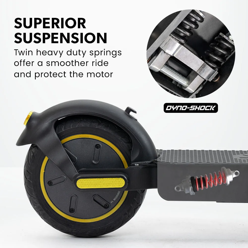 500W Electric Scooter w/ 15Ah Battery, Dual Suspension, 10" Honeycomb Tyres - VALK