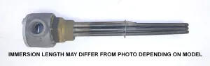 A-18043-WXP Model: 18000W @ 240V 3-Phase 46" Immersion Length Explosion/Moisture-Resistant, Non-regulated, Incoloy Sheath With Brass 2" NPT Screw Plug Immersion Elements