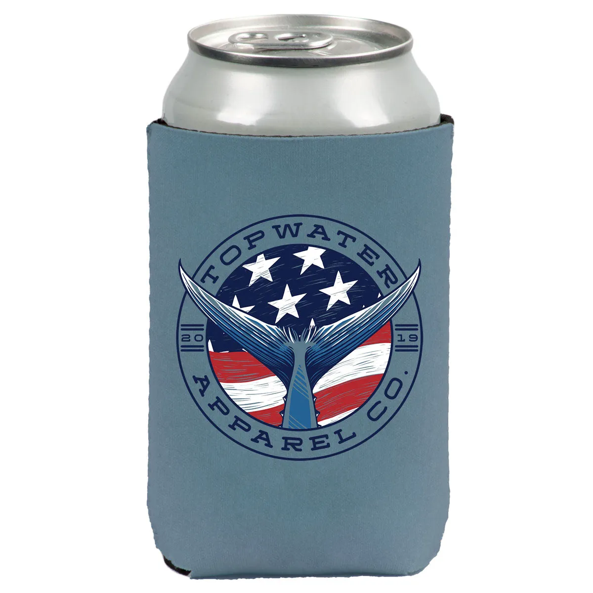American Flag Badge Koozie - 19669