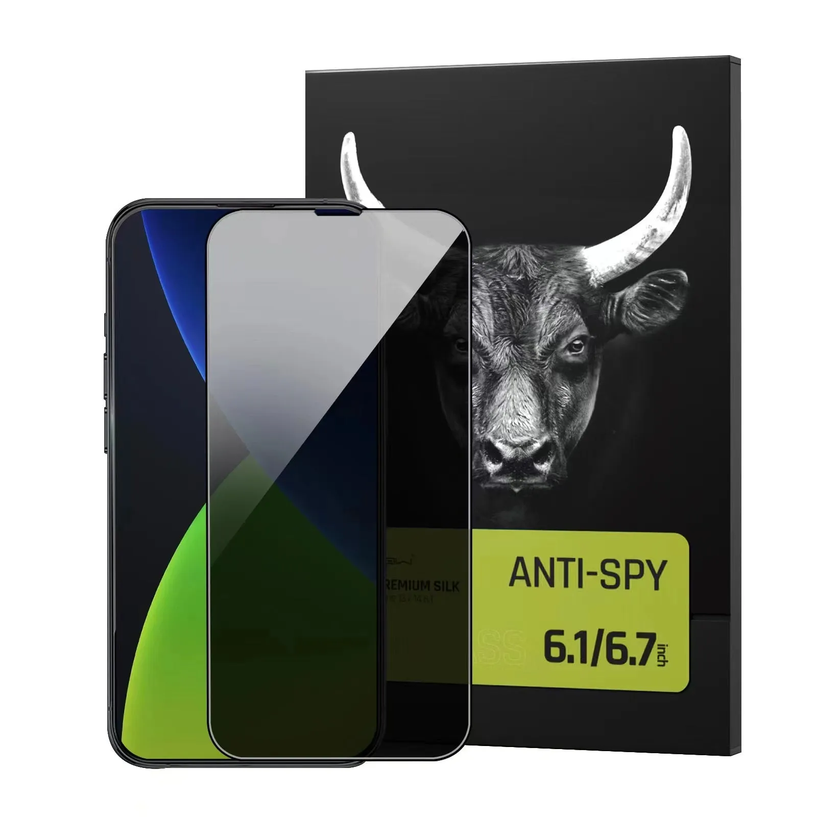 Anti-Spy Tempered Glass for iPhone 15/14