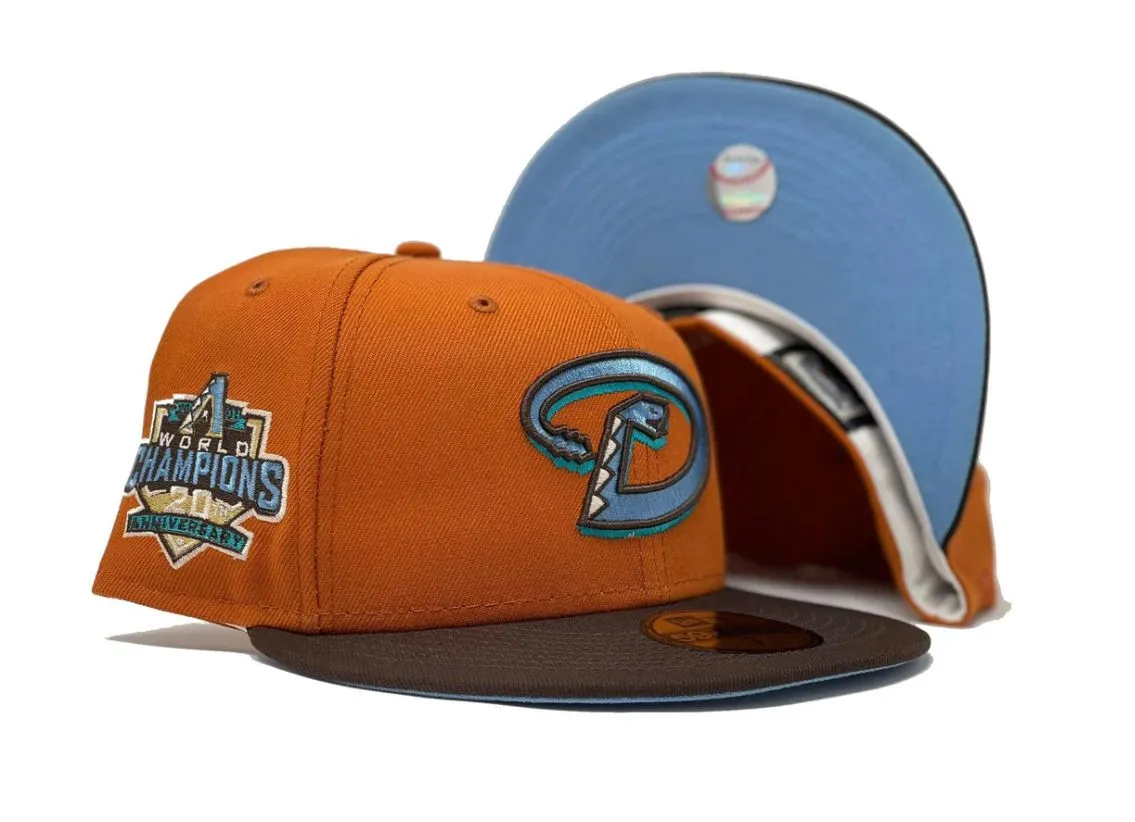 ARIZONA DIAMONFBACKS 20TH ANNIVERSARY "SUNSET DRIP COLLECTION" ICY BRIM NEW ERA FITTED HAT