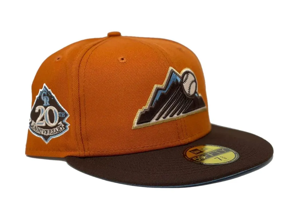 ARIZONA DIAMONFBACKS 20TH ANNIVERSARY "SUNSET DRIP COLLECTION" ICY BRIM NEW ERA FITTED HAT