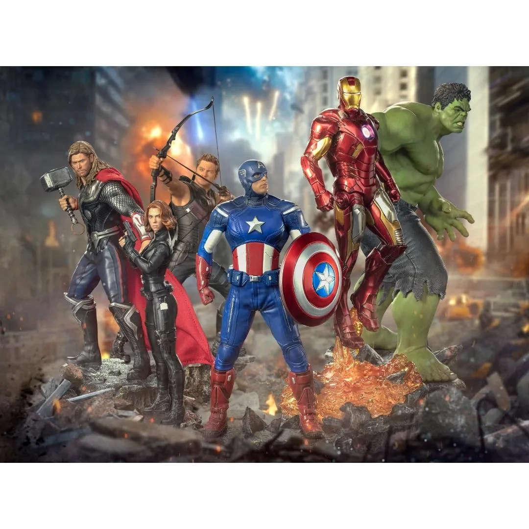 Avengers Battle Of NY - Infinity Saga Hulk Statue by Iron Studios
