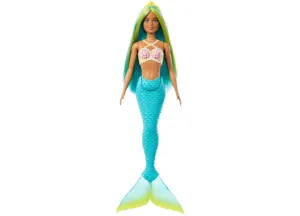 Barbie Mermaid Dolls with Colorful Hair, Tails and Headband Accessories