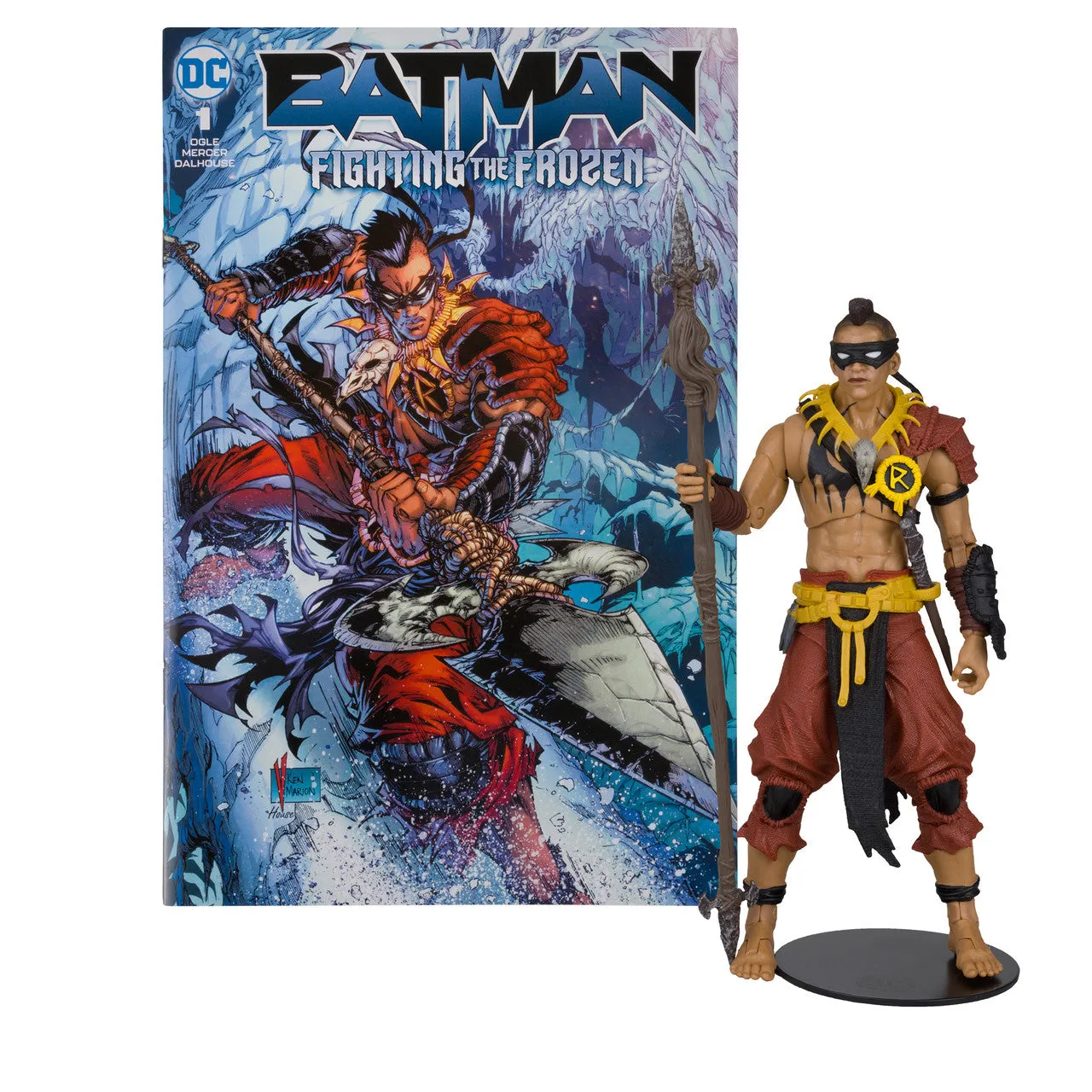 Batman/Robin/Batgirl/Mr.Freeze (DC Page Punchers) Wave 4 Bundle w/Comics 7" Inch Scale Action Figures - (DC Direct) McFarlane Toys