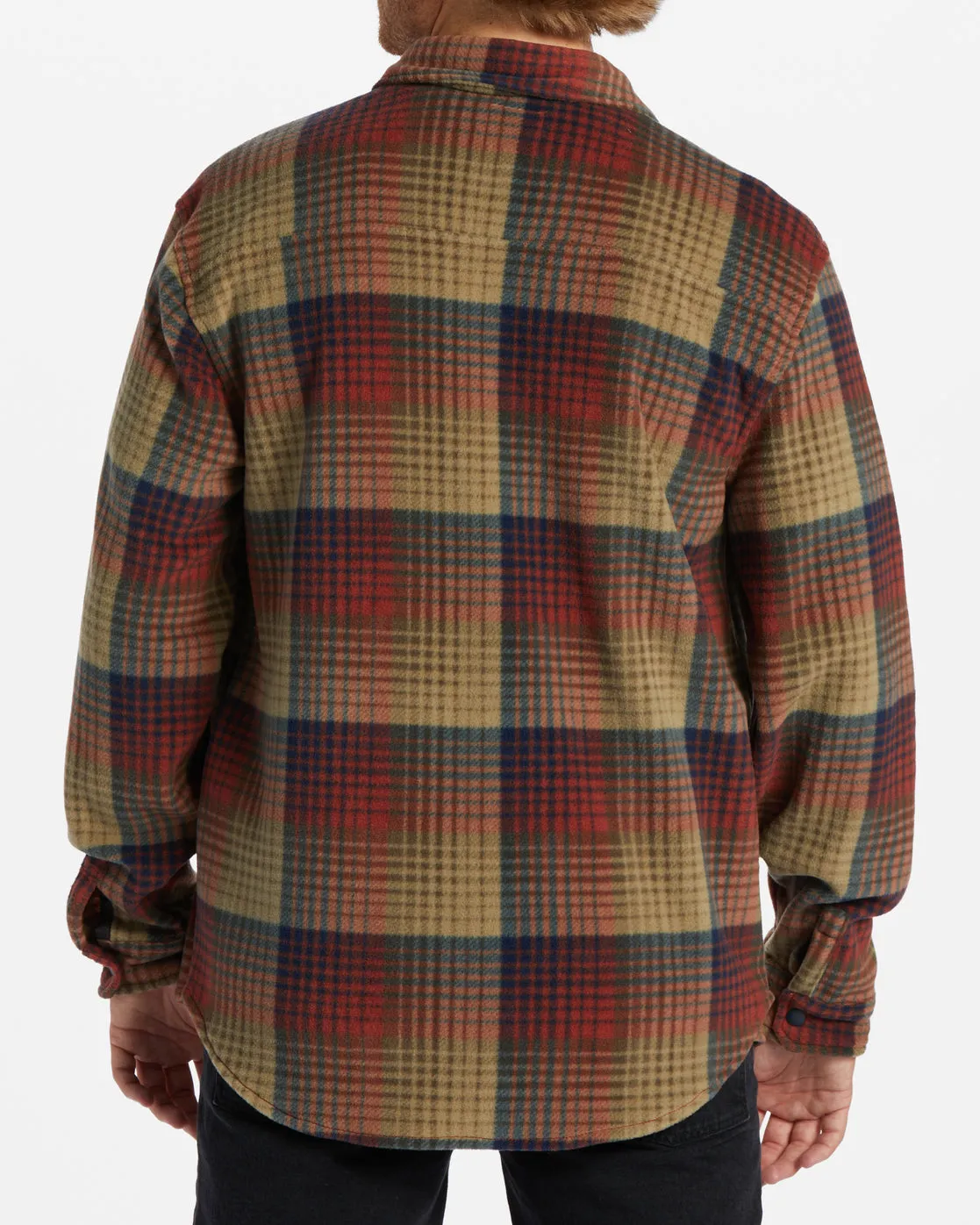 Billabong Furnace Flannel L/S Shirt-Gravel