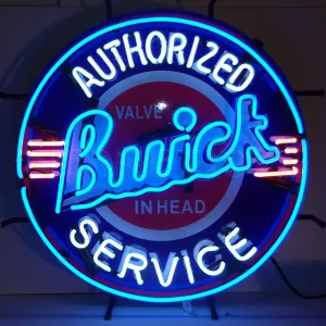 BUICK NEON SIGN WITH BACKING