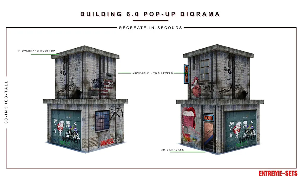 Building 6.0 Pop-Up 1:12 Scale Diorama - Extreme Sets