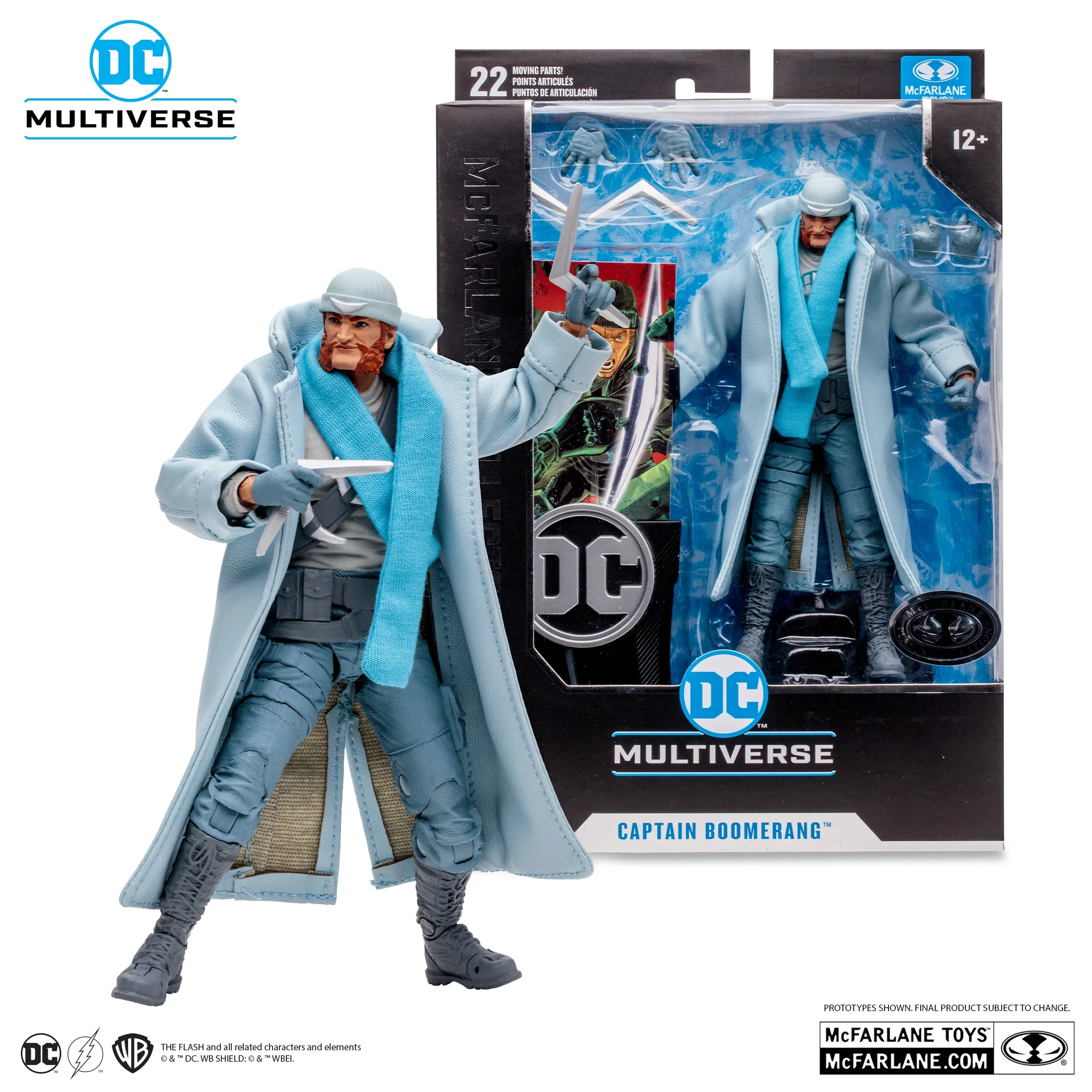 Captain Boomerang (The Flash) McFarlane Collector Edition (Platinum Edition) 7" Inch Scale Action Figure - McFarlane Toys