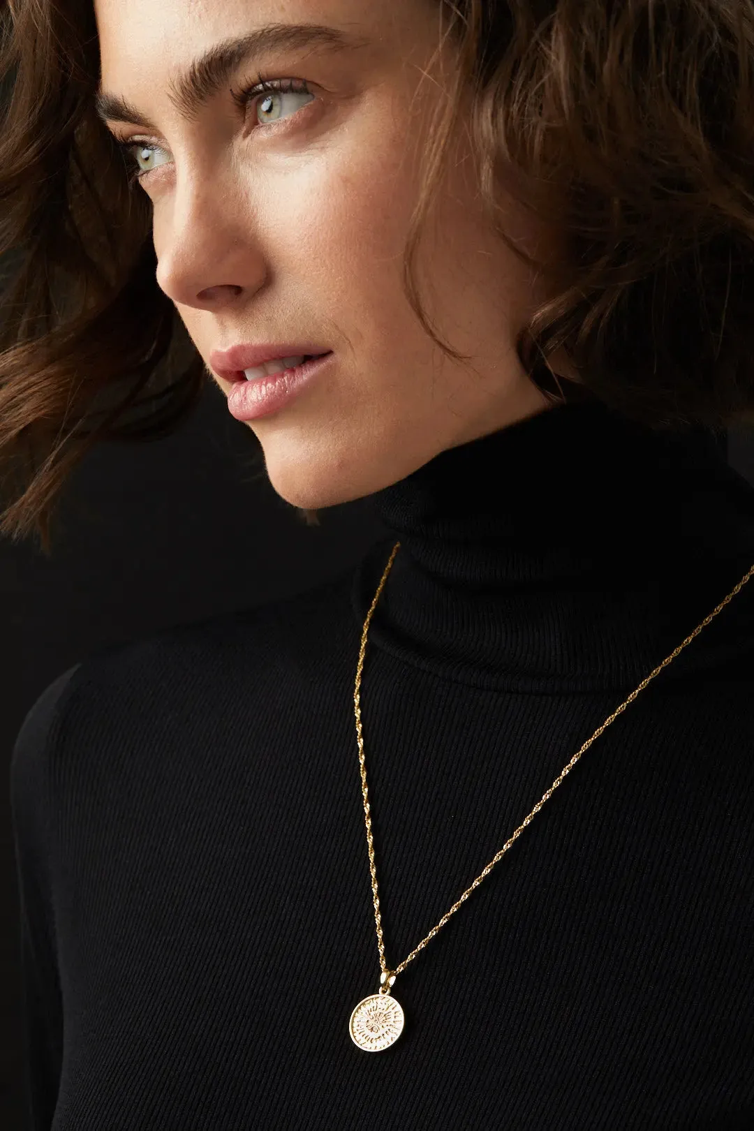 Collier pendentif or | Torqui