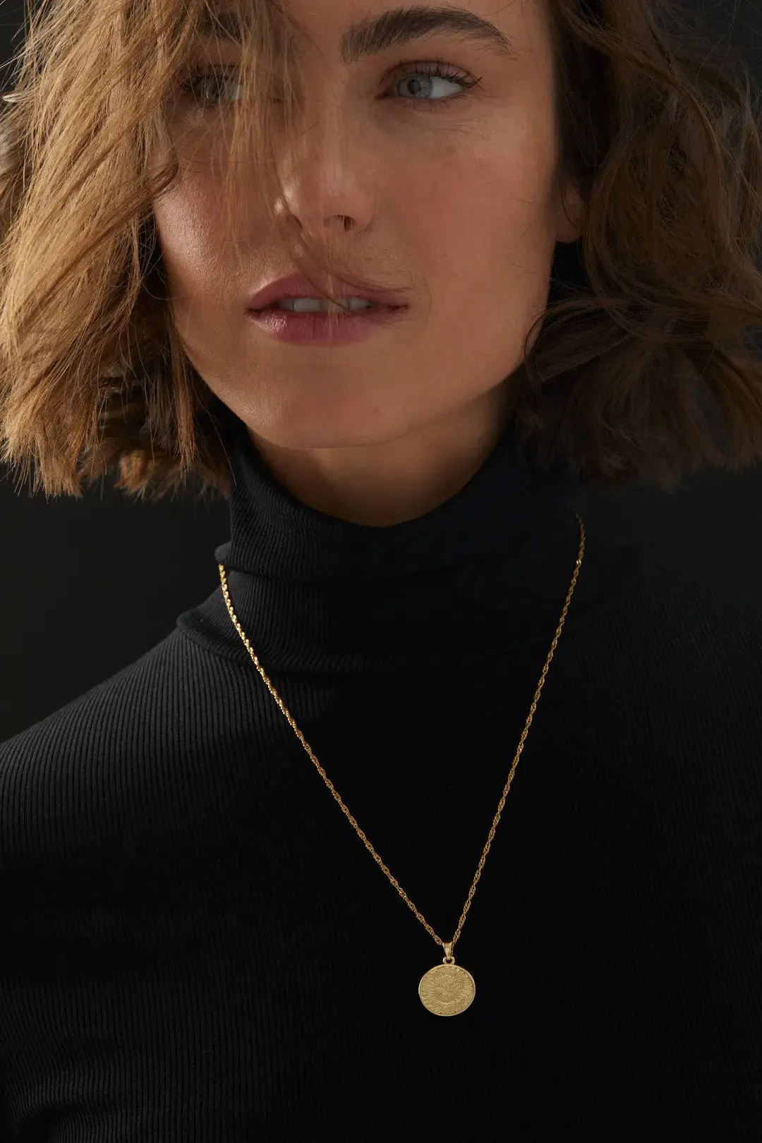 Collier pendentif or | Torqui