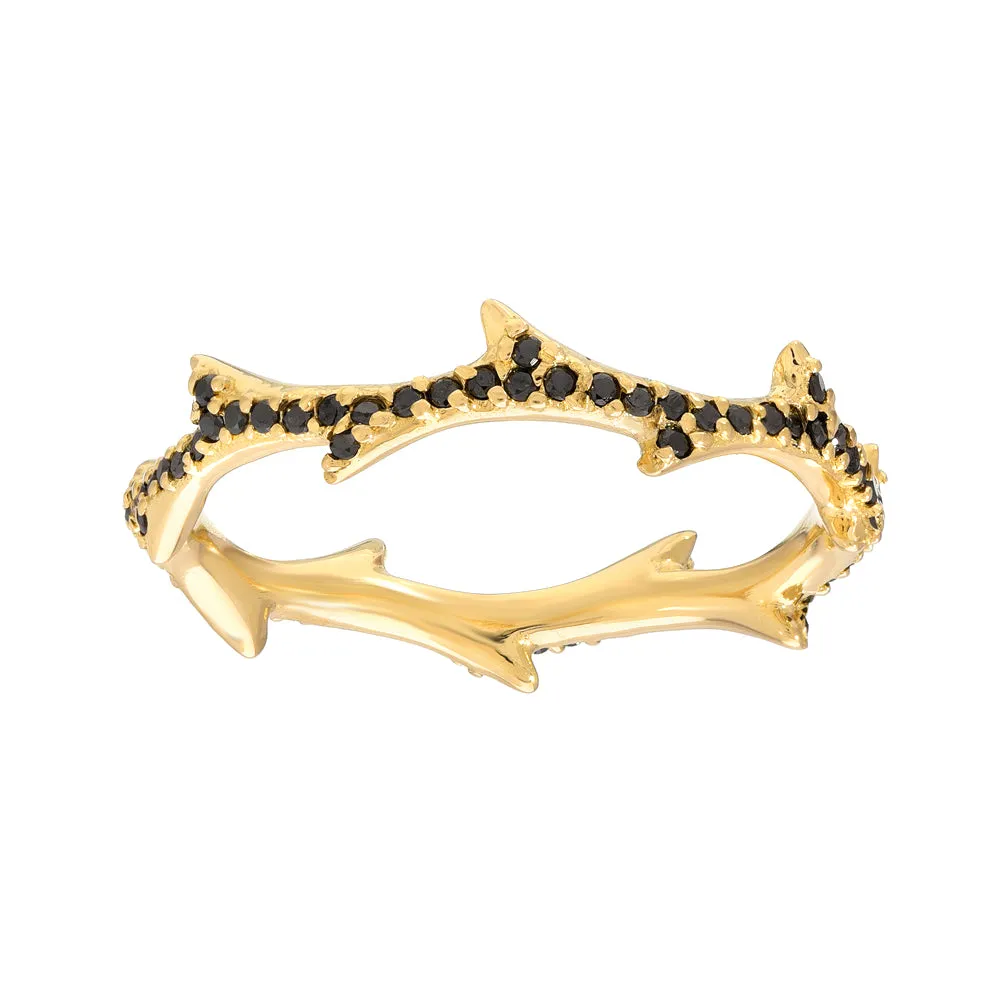 Crown of Thorns Pavé Ring by DRU.