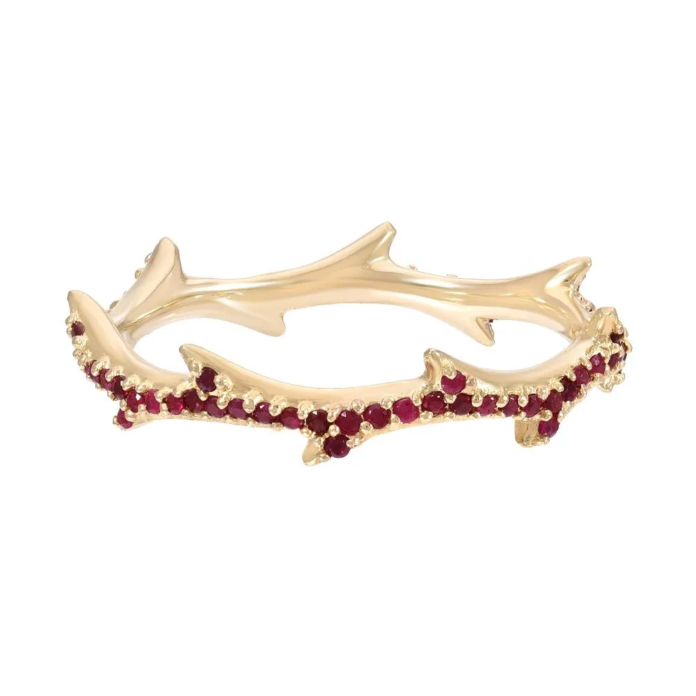 Crown of Thorns Pavé Ring by DRU.
