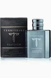 Darrell & Bonnie Men's Territoire Plantinum Cologne Open Box