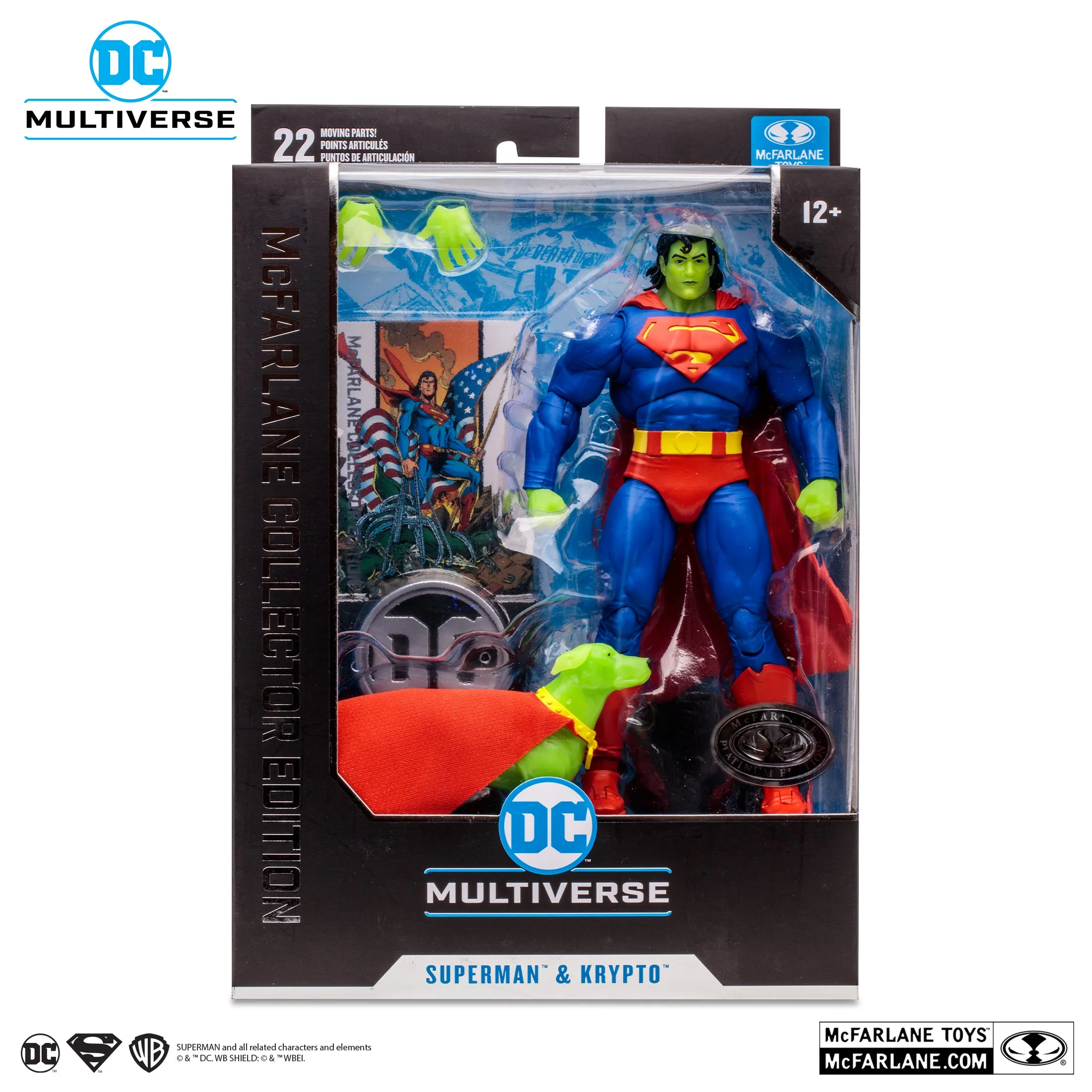 DC Multiverse Collector Edition #09 - Superman & Krypto (Return of Superman) Platinum 2-Pack (17129) LAST ONE!