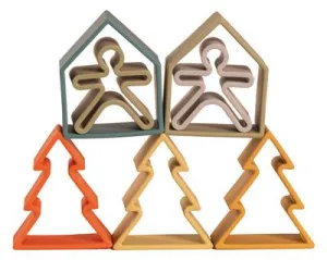 Dëna silicone play set Nature | Child - House - Boom Set