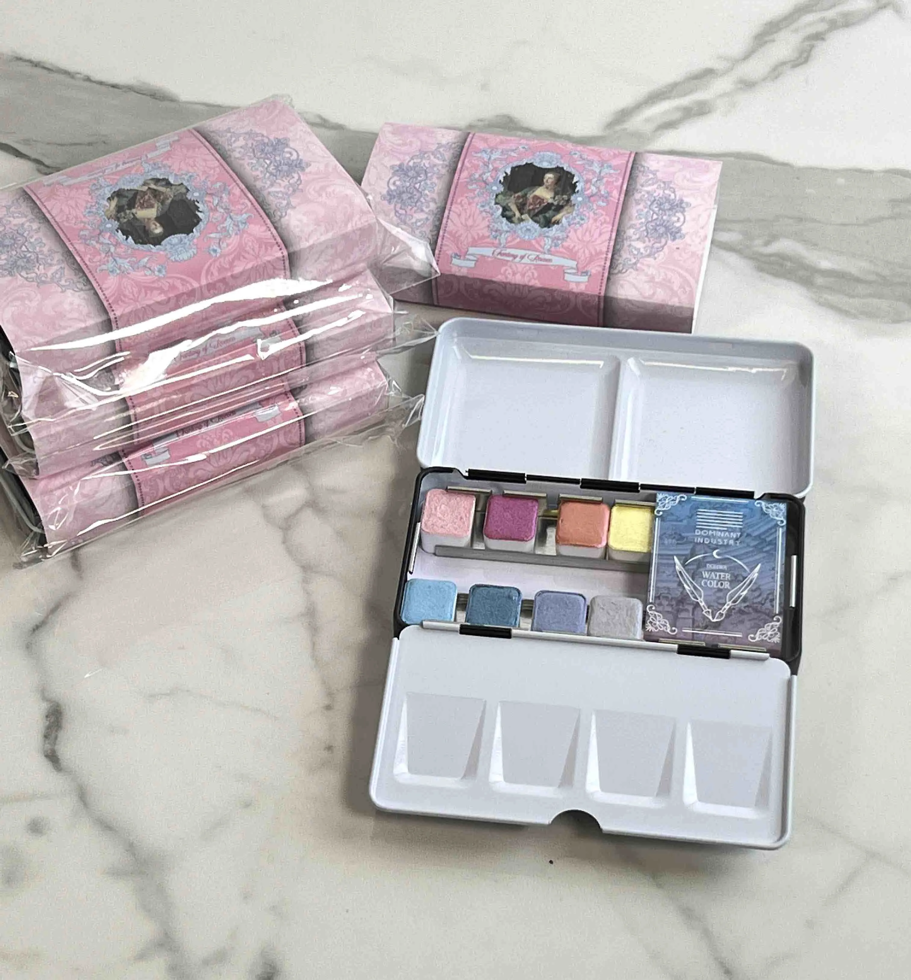 Dominant Industry Watercolor Set  - Fantasy of Rococo  set of 8 #54