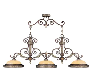 Livex Seville 3 Light PBZ Island - C185-8546-64