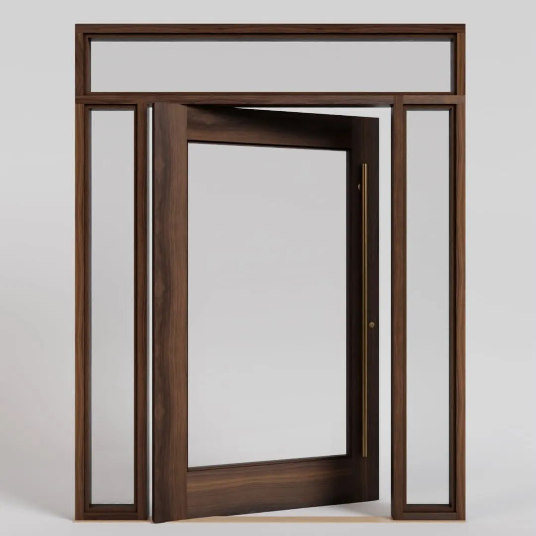 Marin Single Panel Glass Pivot Door