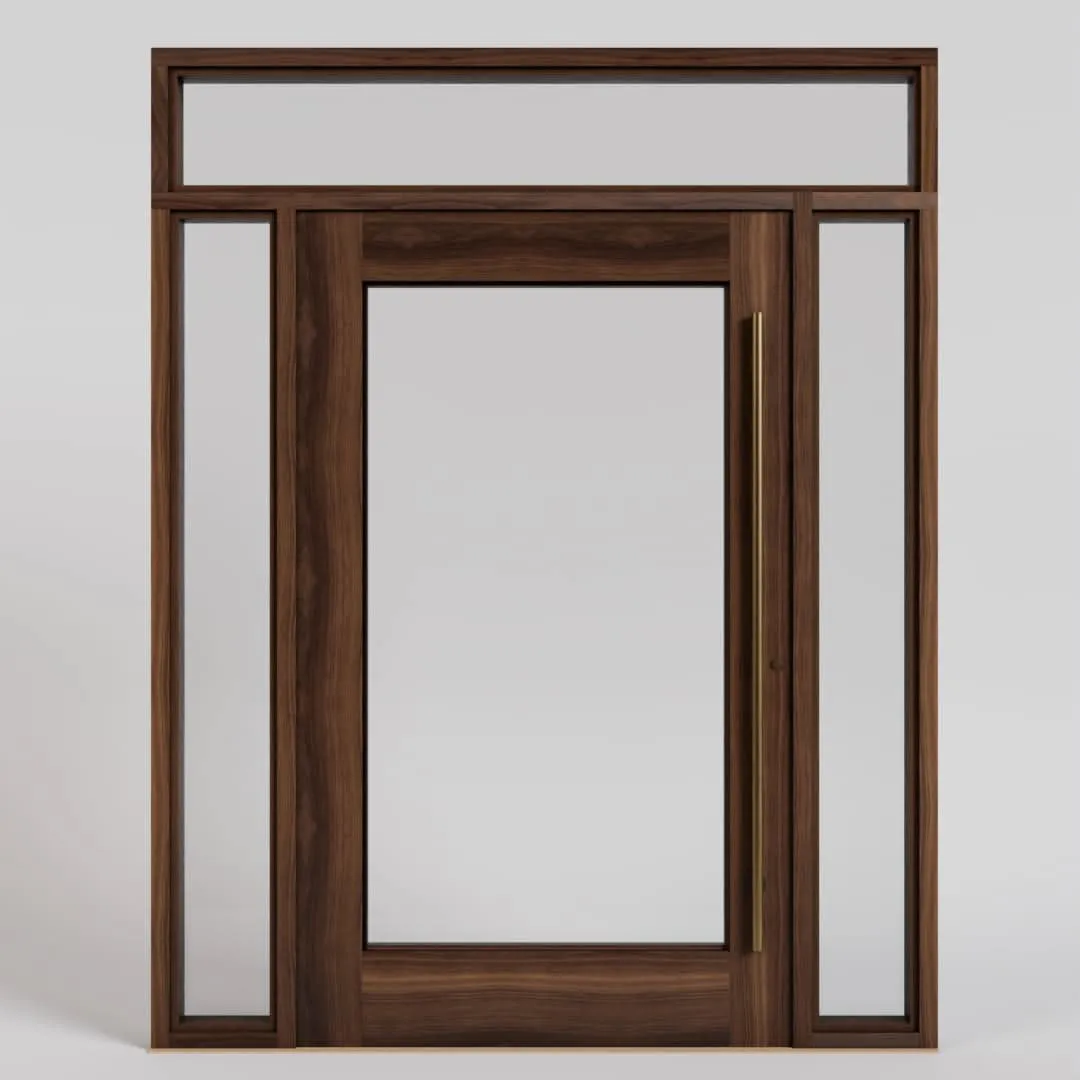 Marin Single Panel Glass Pivot Door