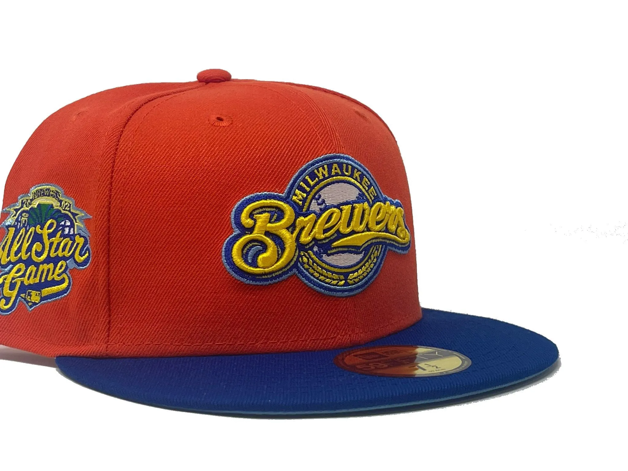 MILWAUKEE BREWERS 20TH ANNIVERSARY ICY BRIM NEW ERA FITTED HAT