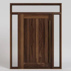 Monterey Single Panel Tongue and Groove  Pivot Door