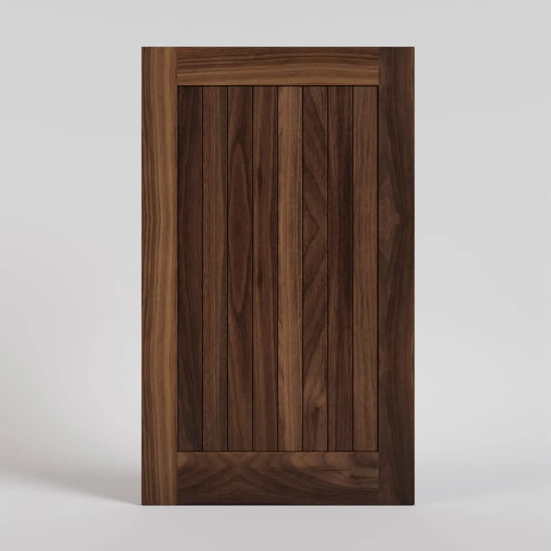 Monterey Single Panel Tongue and Groove  Pivot Door
