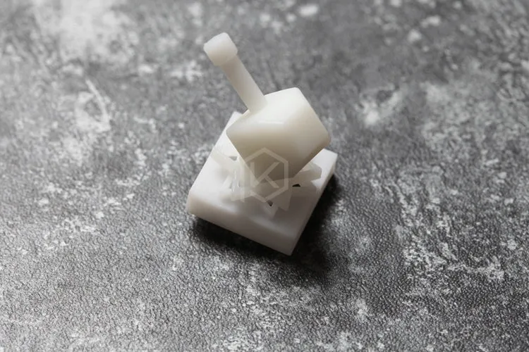 Novelty Shine Through Keycaps 3d printed print printing pla thor hammer custom mechanical keyboards light Cherry MX compatible