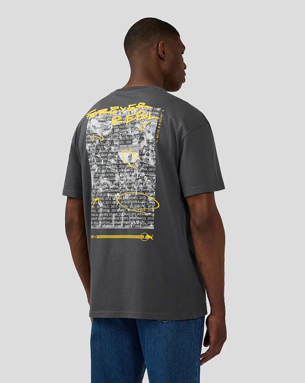 Oracle Red Bull Racing Unisex 20th Anniversary Oversized Short Sleeve T-Shirt