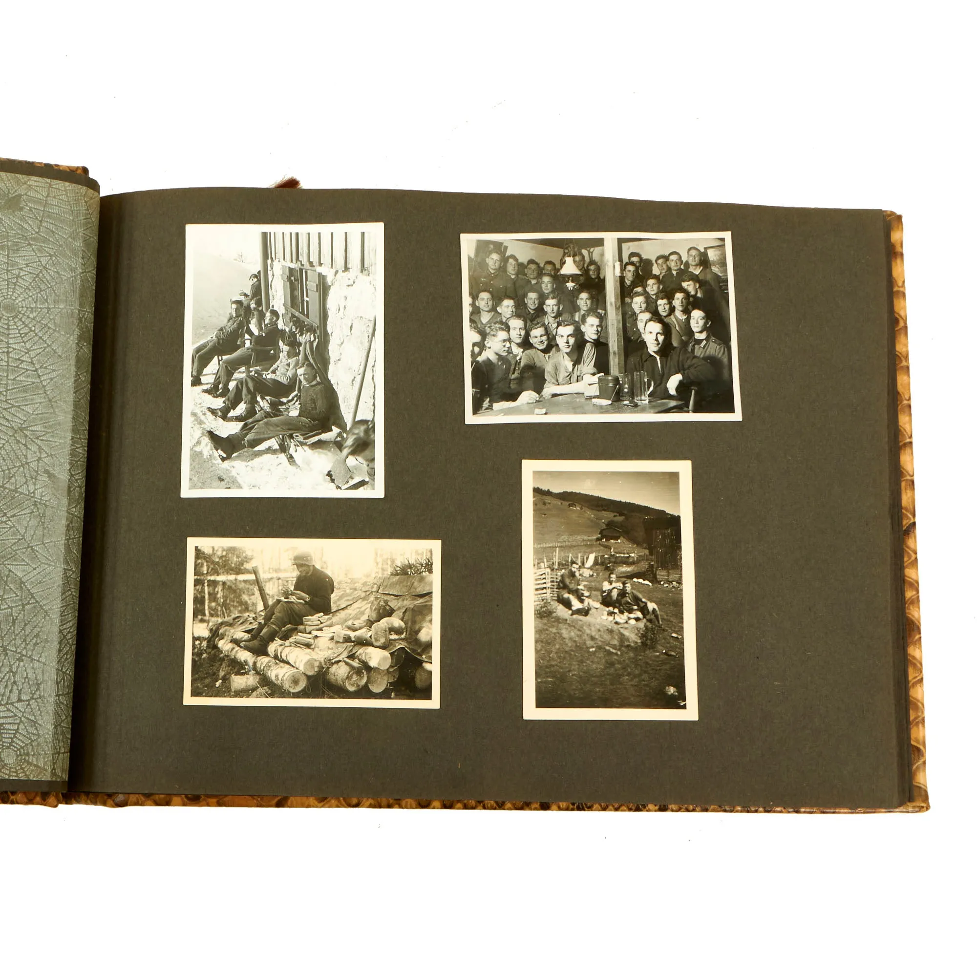 Original German WWII Heer Army Gebirgsjäger Mountain Trooper Personal Photo Album - 52 Photos