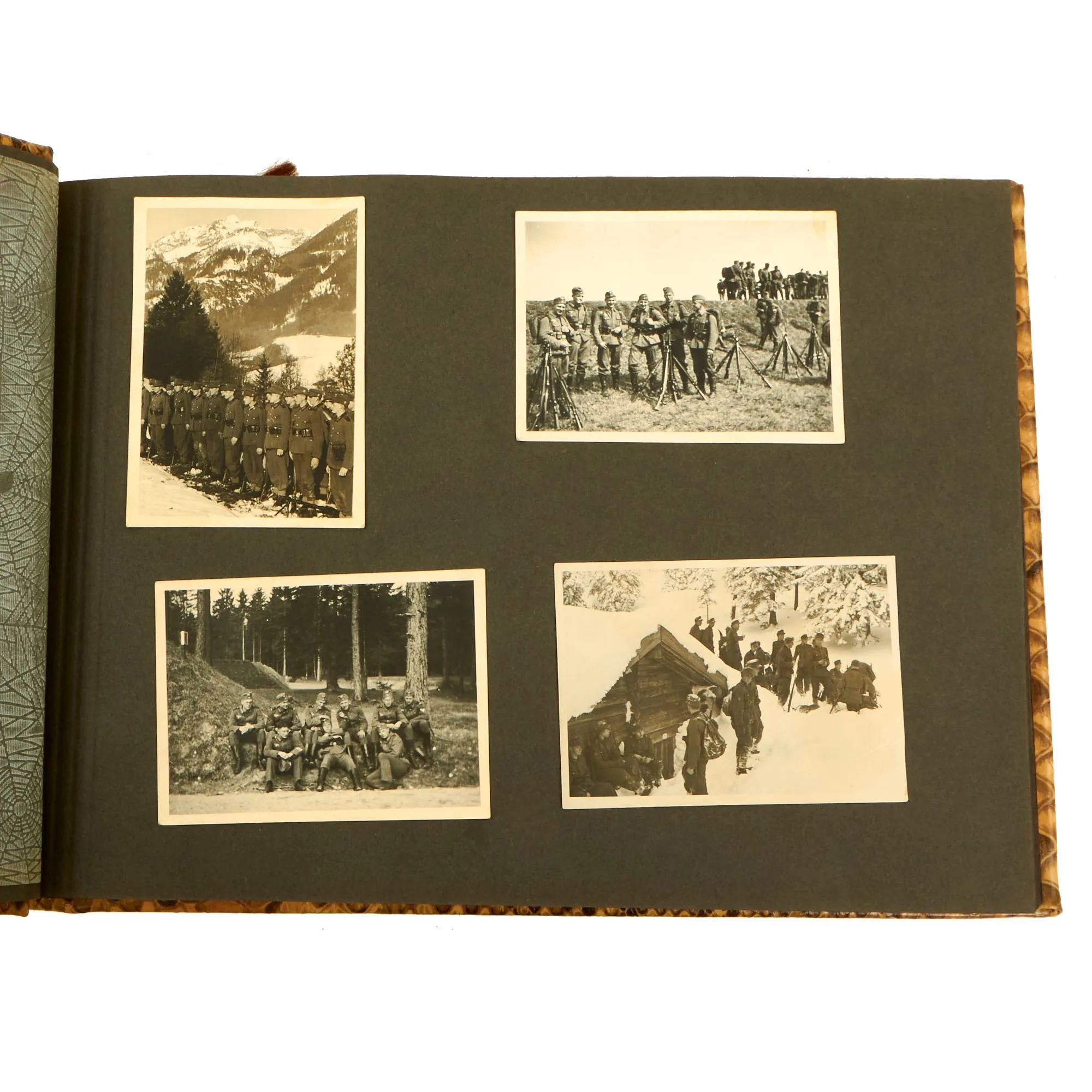 Original German WWII Heer Army Gebirgsjäger Mountain Trooper Personal Photo Album - 52 Photos