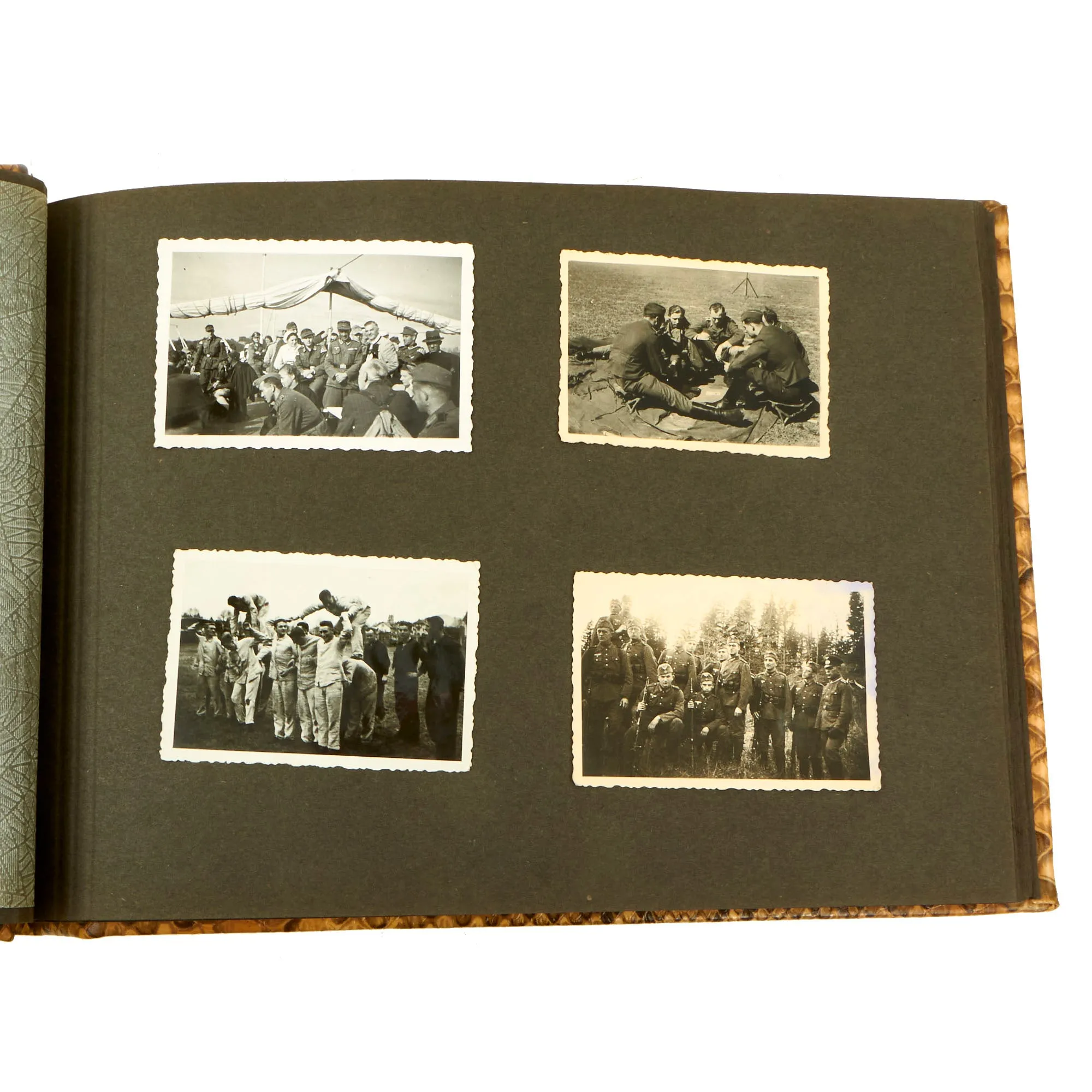 Original German WWII Heer Army Gebirgsjäger Mountain Trooper Personal Photo Album - 52 Photos