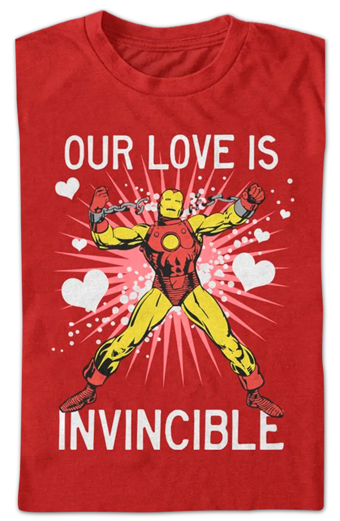 Our Love Is Invincible Iron Man T-Shirt