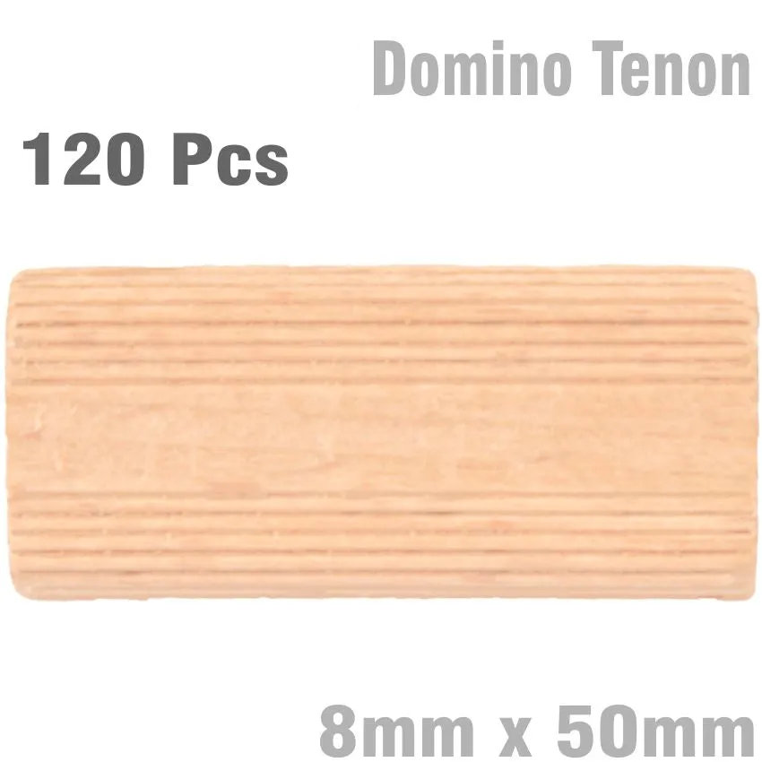 PRO-TECH DOMINO TENON 8X50MM 120PC JAR BEECH WOOD PTD0850