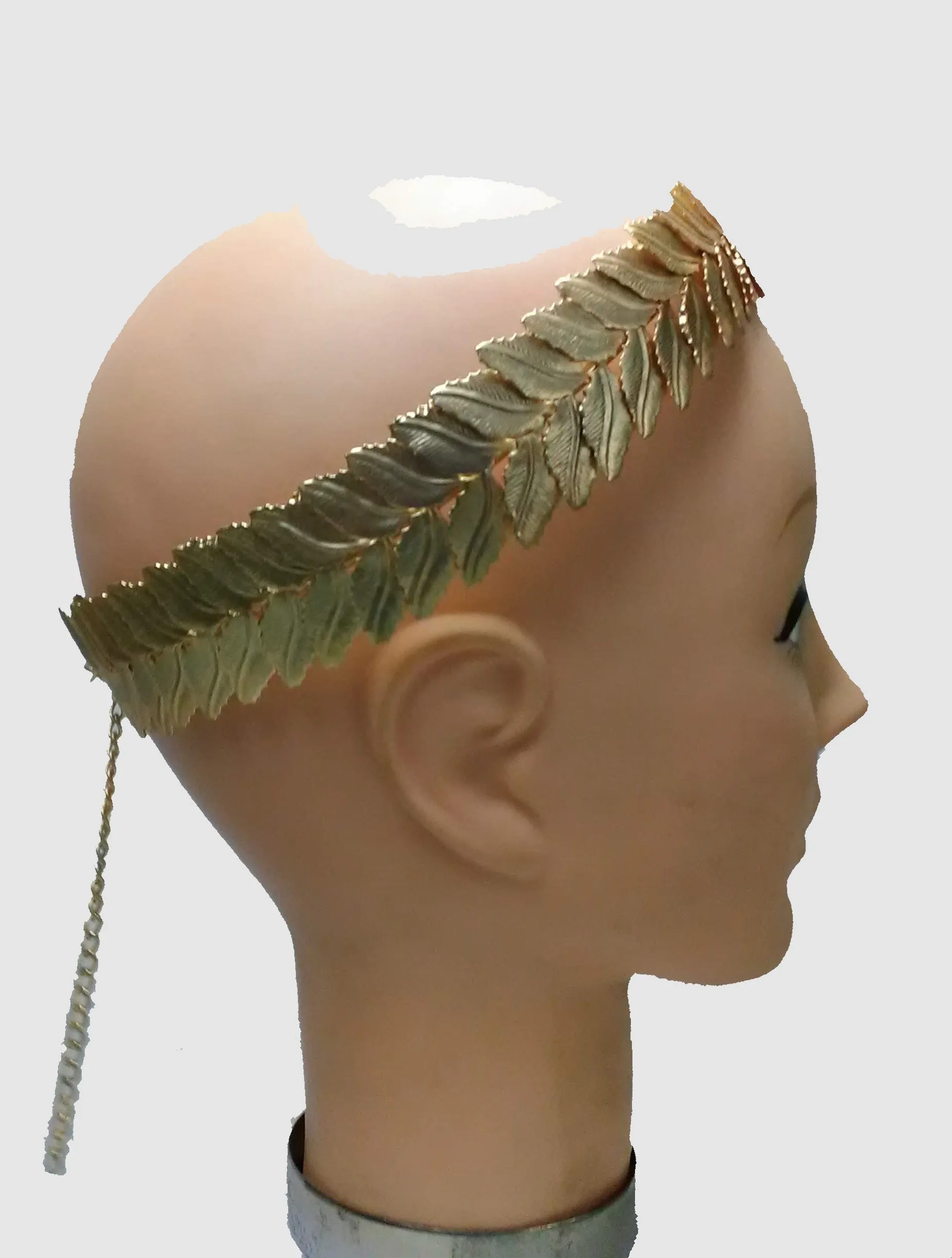 Roman Gold Leaf Caesar Circlet Crown