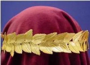 Roman Gold Leaf Caesar Circlet Crown