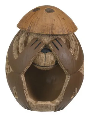 SEE NO EVIL COCONUT MONKEY, CC/12
