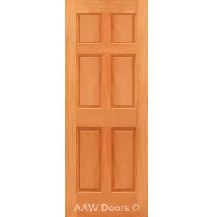 Six Panel Modern Classic Wood Door