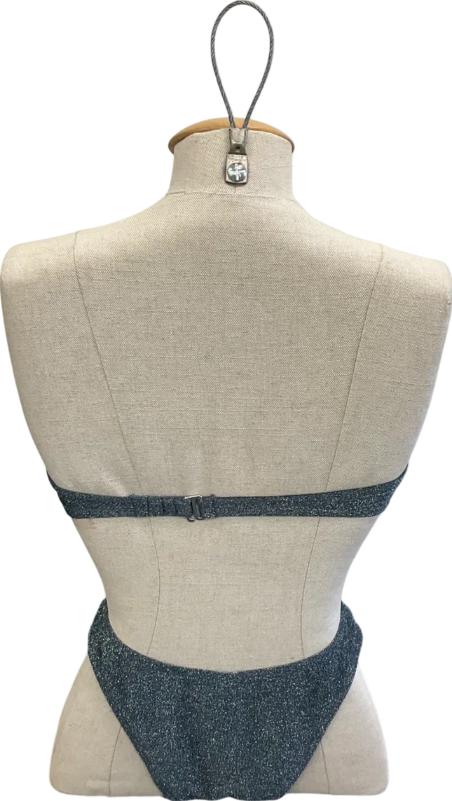 South Beach Grey Sangria Bikini Top Uk 10 And Sunset Harbour Bottoms UK 8