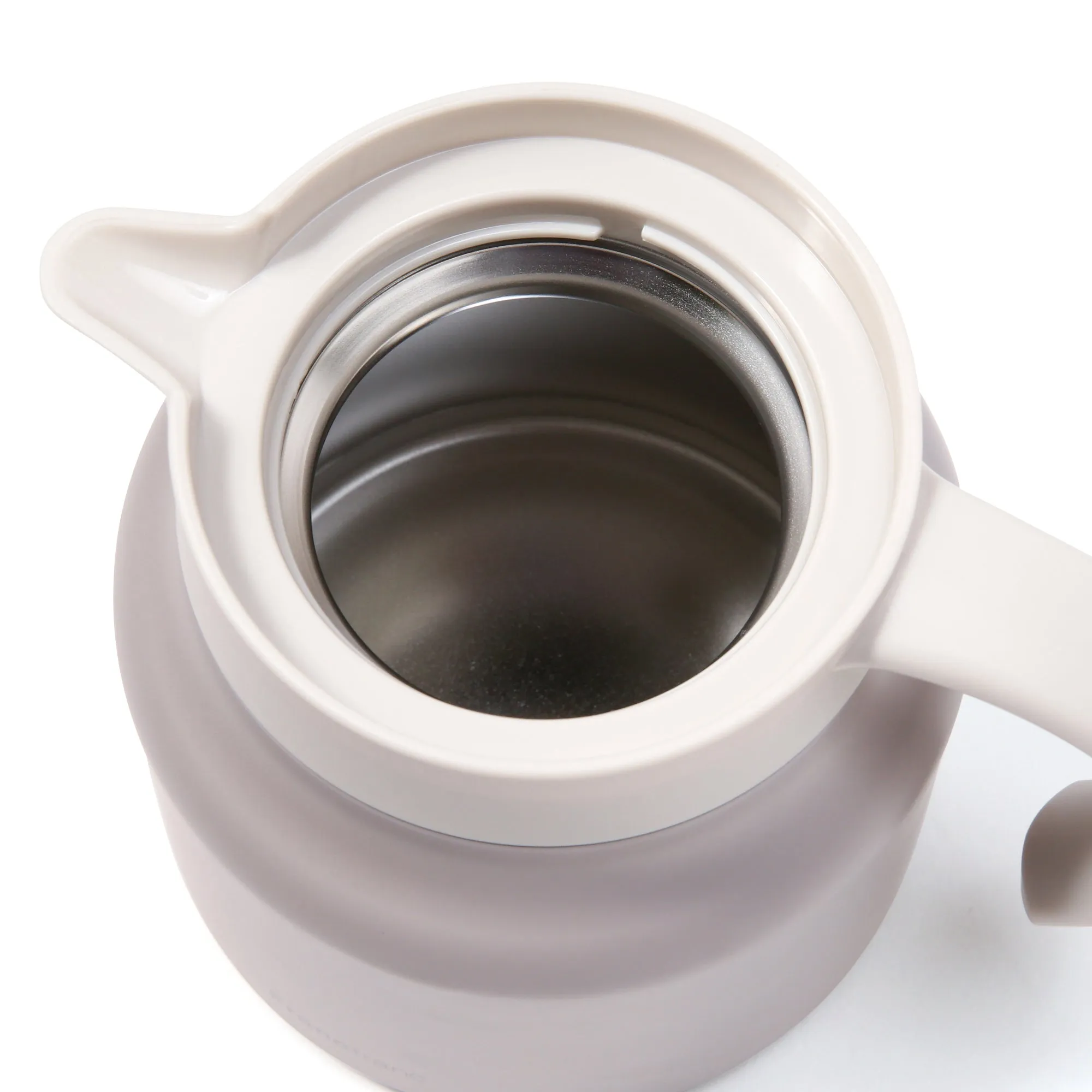 Stainless Pot & Server  Gray