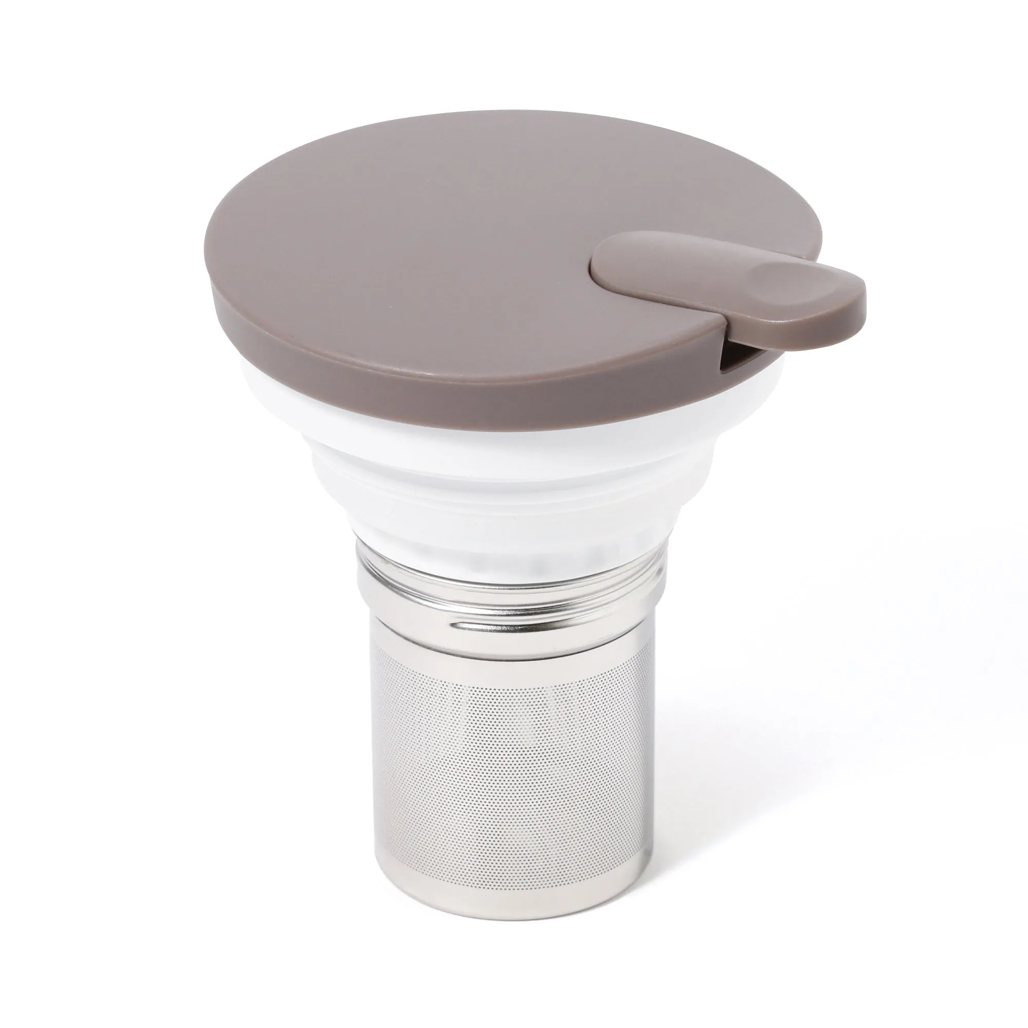 Stainless Pot & Server  Gray