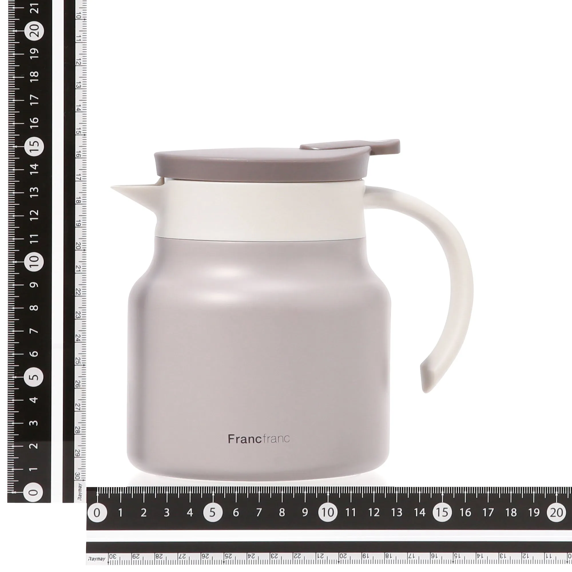 Stainless Pot & Server  Gray