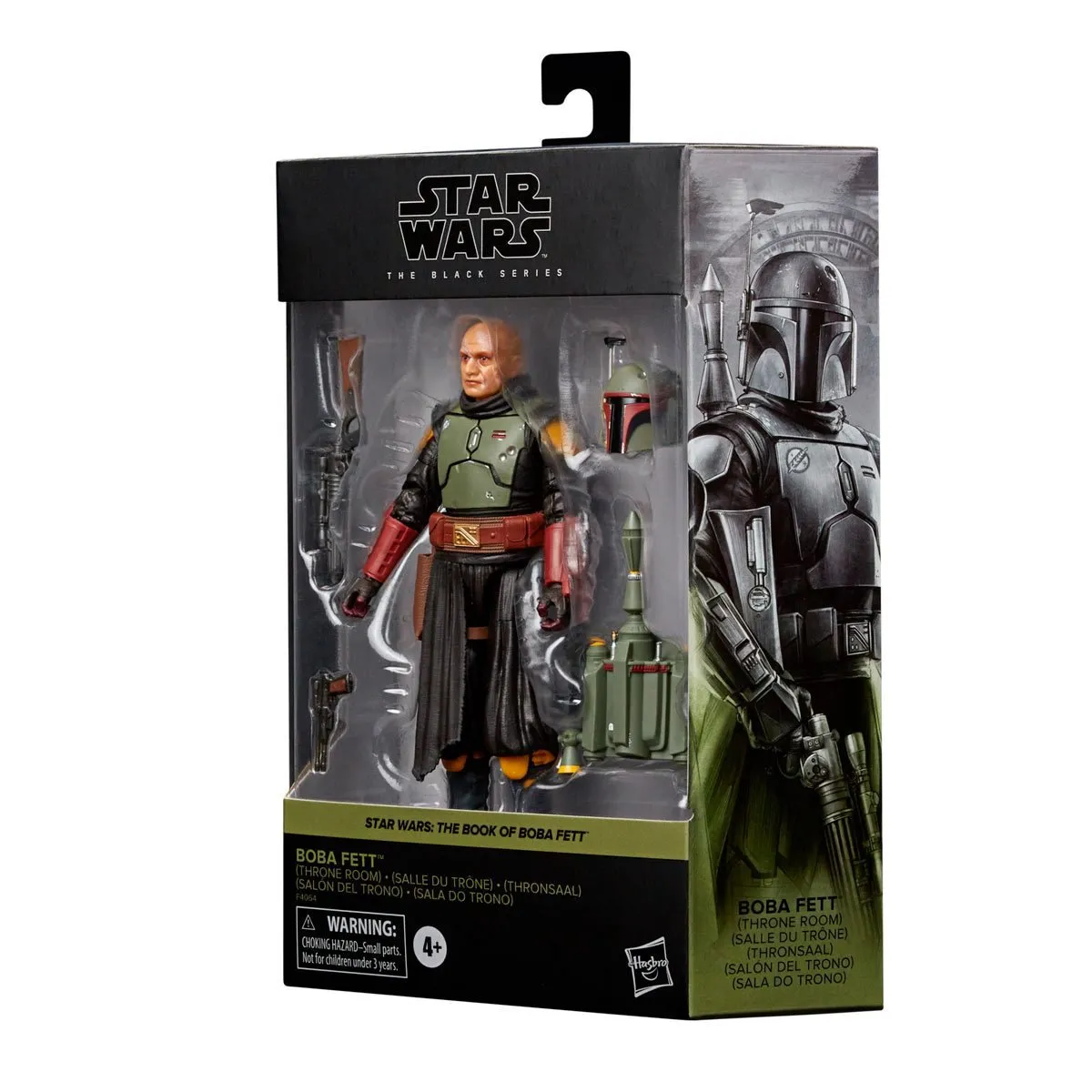 Star Wars Black Series - The Book of Boba Fett: Boba Fett (Throne Room) Deluxe Action Figure (F4064)