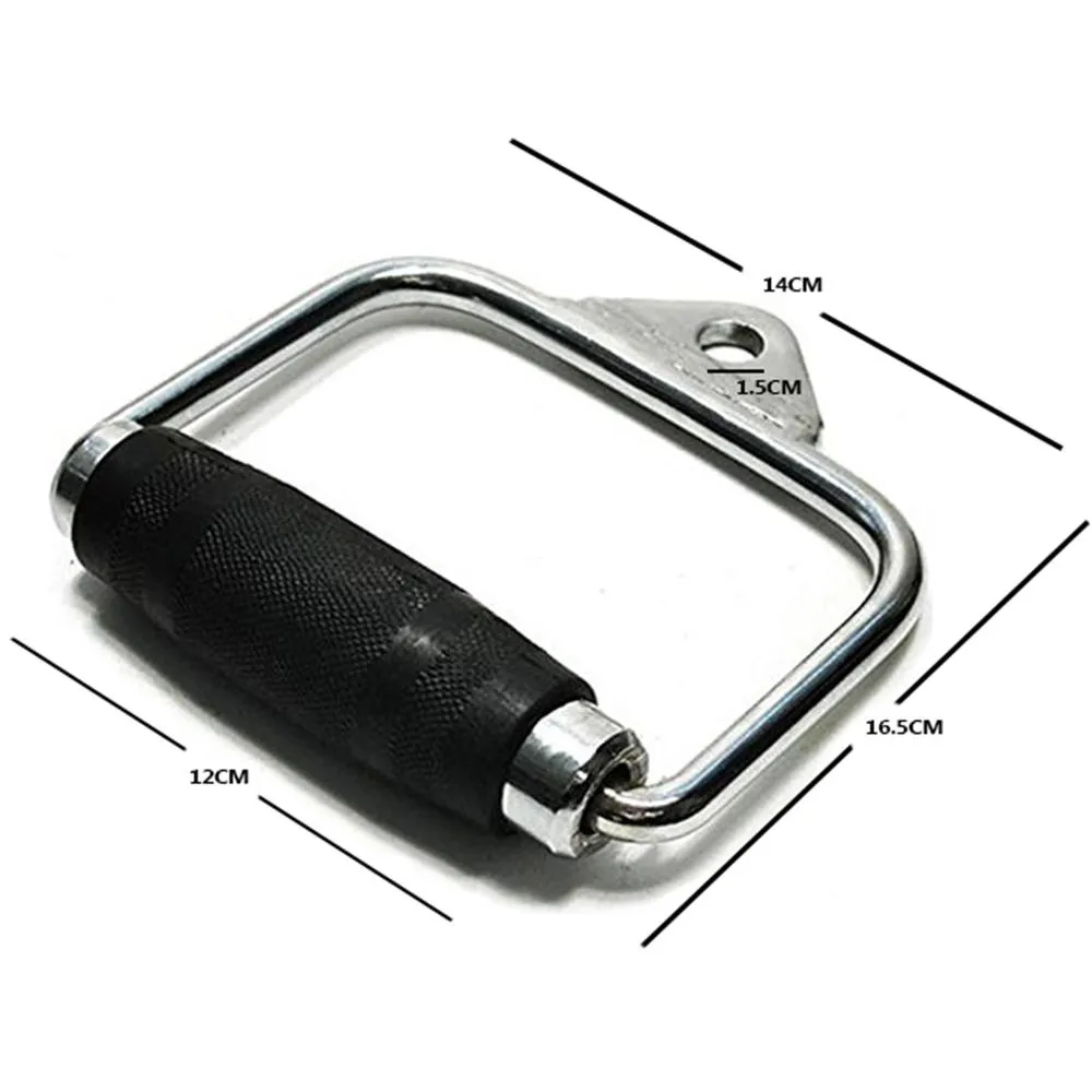 Stirrup Handle (Rubber Coated) Chrome