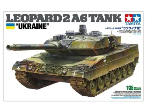 Tamiya 25207 Leopard 2 A6 Tank "Ukraine" 1/35 Model Kit