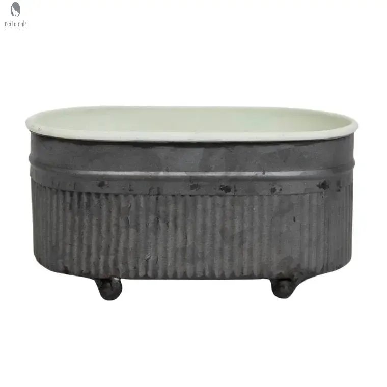 Trough mini planter-trough-metal planter-Farmhouse Decor