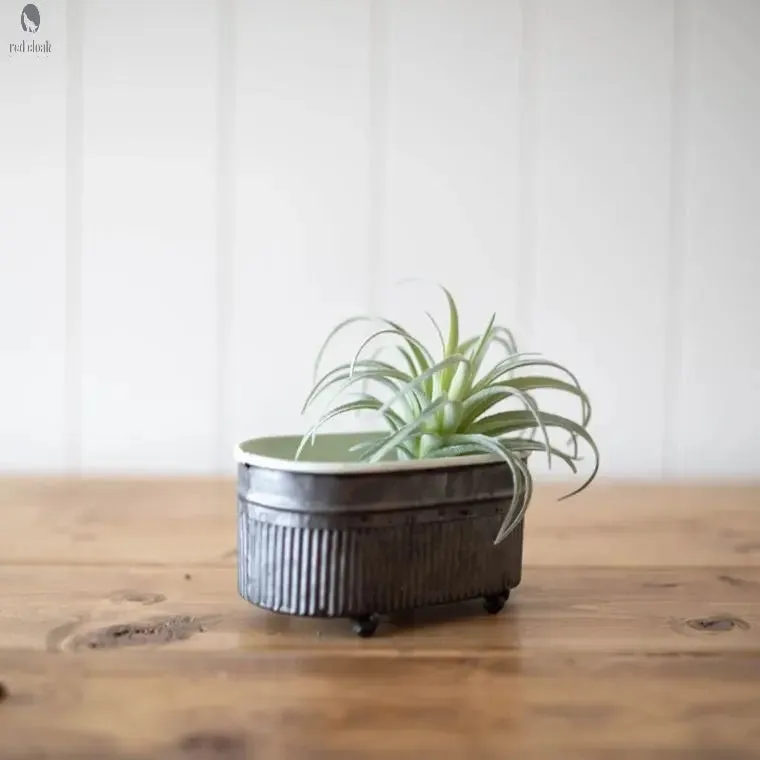 Trough mini planter-trough-metal planter-Farmhouse Decor